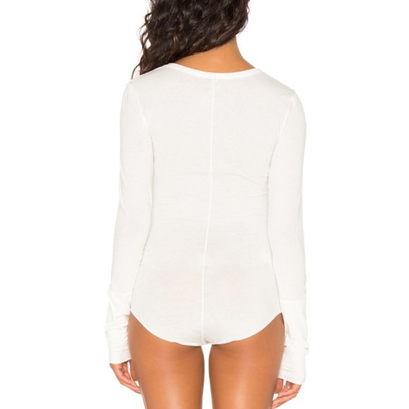FREE PEOPLE Easy Peasy White Bodysuit - Picture 5 of 9